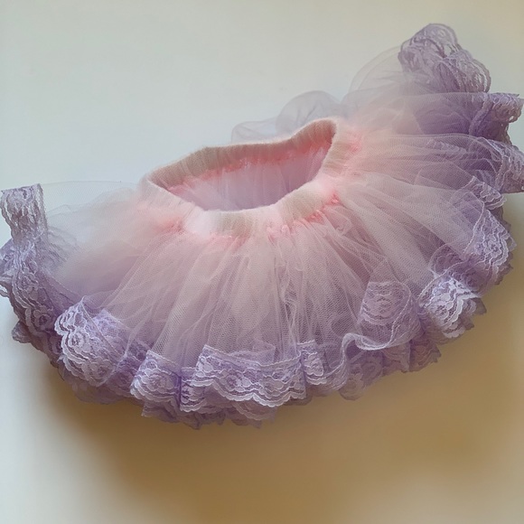 Extra-Full Trimmed Tutu with Sewn Waistband - Picture 4 of 5